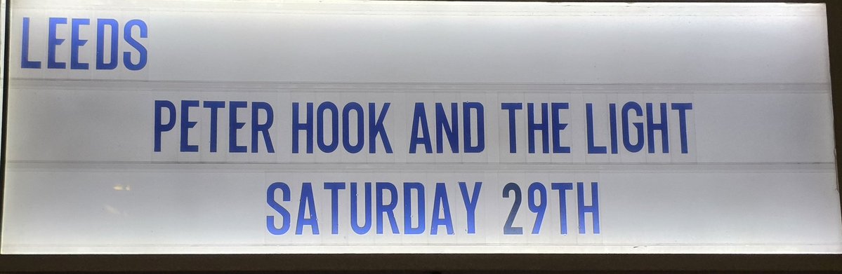 MartinLacy18344's tweet image. Well, that&apos;s my last gig of the year (I think!) and couldn&apos;t have been better. @peterhook &amp;amp; the light brilliant as always. Loved every minute again 👌🏻👌🏻👌🏻