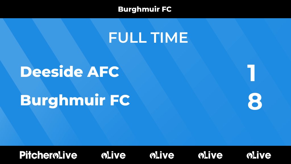 FULL TIME: Deeside AFC 1 - 8 Burghmuir FC
#DEEBUR #Pitchero
pitchero.com/clubs/burghmui…