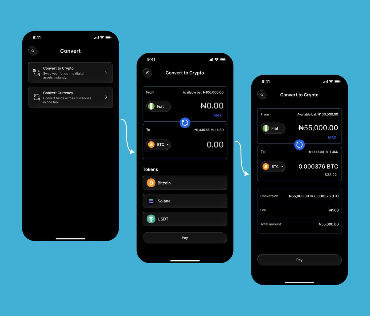 unwokeMF's tweet image. Thunder - Fiat to Crypto Conversion Flow  

Open for Collaboration #UIDesign #UIUX #uiuxinterface #Fintech