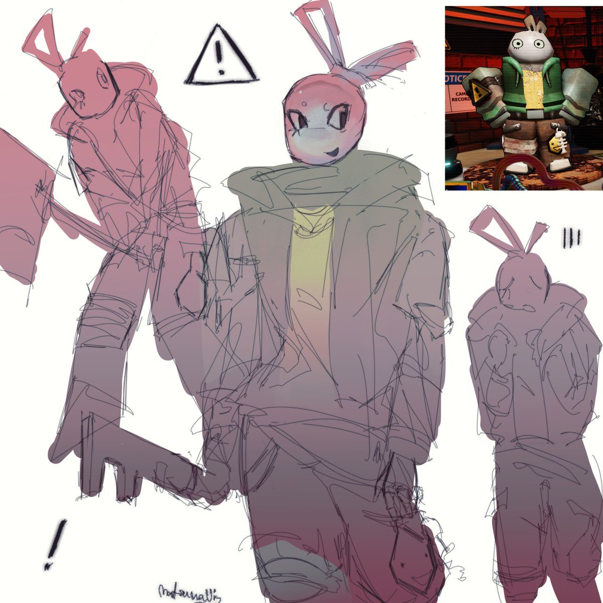 MatsumaVi's tweet image. #Garbo #meleeniacs #robloxfanart 

I tried to play this game and I like it