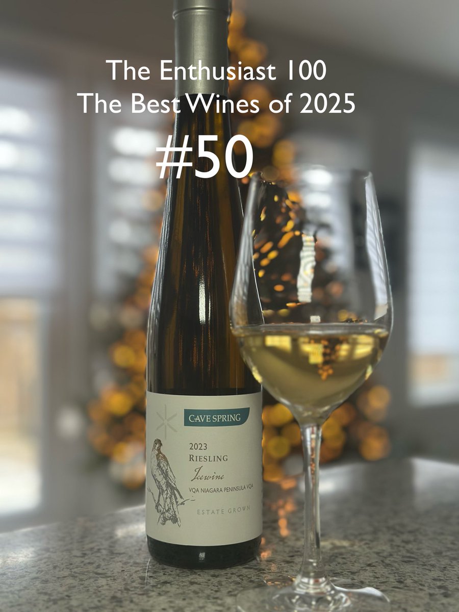 Proud to be recognized by Wine Enthusiast: our 2023 Riesling Icewine ranks #50 on this year’s Top 100 Wines.
A great moment for our team and for Canadian wine.
