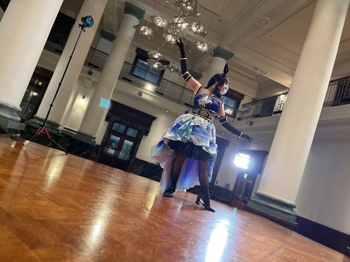 chankoro_34's tweet image. 撮影中のオフショだけどヘリオスが綺麗に撮ってくれたのー！！
全身はこんな感じでした😆