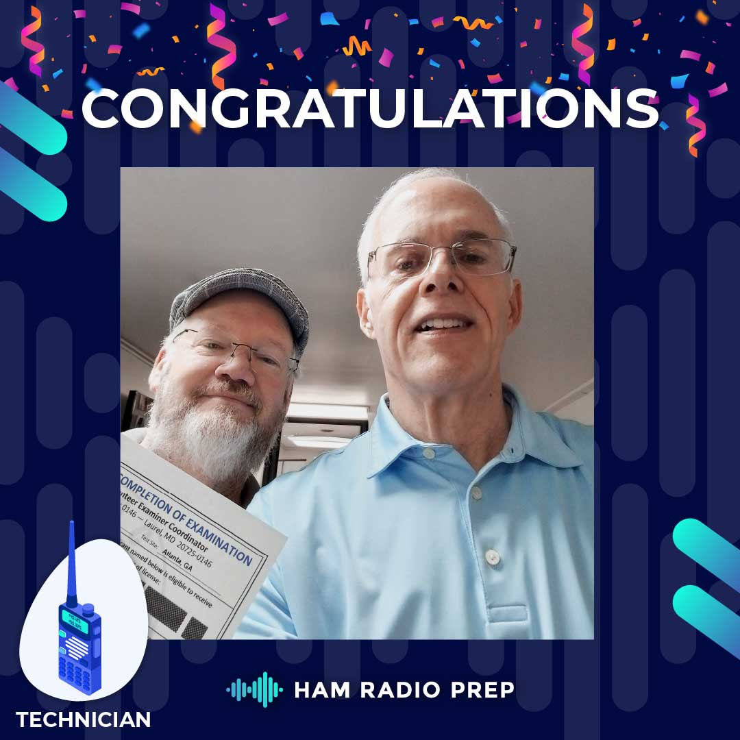 HamPrep's tweet image. 🚀 Big congratulations to Lee from #Georgia for earning his #FCC Technician Class #HamRadio license! 🎉📡

Lee got licensed for the enjoyment of the hobby, diving into the fun and discovery that ham radio brings. 📻❤️ His favorite part of the course? It was pleasantly presented —…