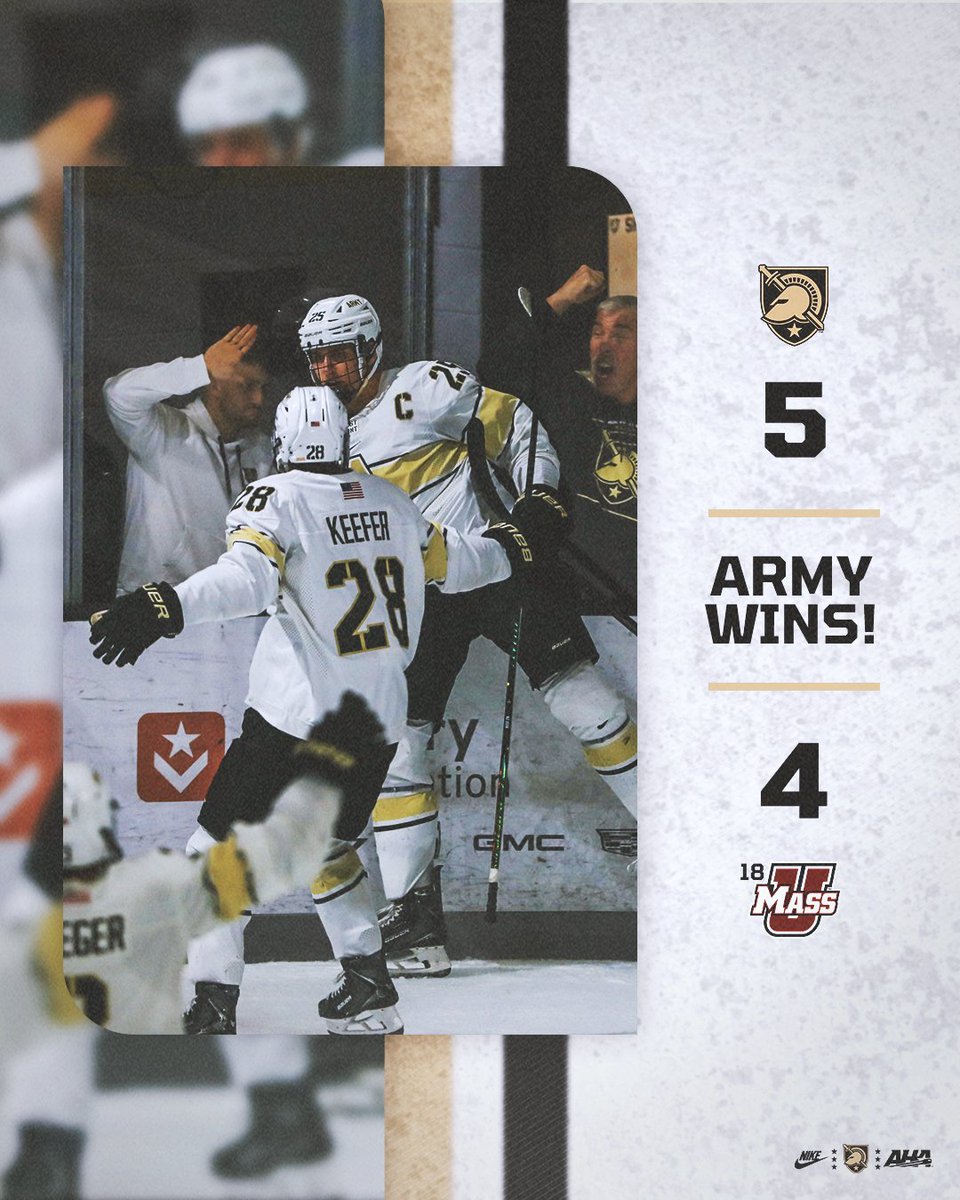 ArmyWP_Hockey's tweet image. Made the most of the opportunity! 

@TeamECH | @NCAAIceHockey | #GoArmy
