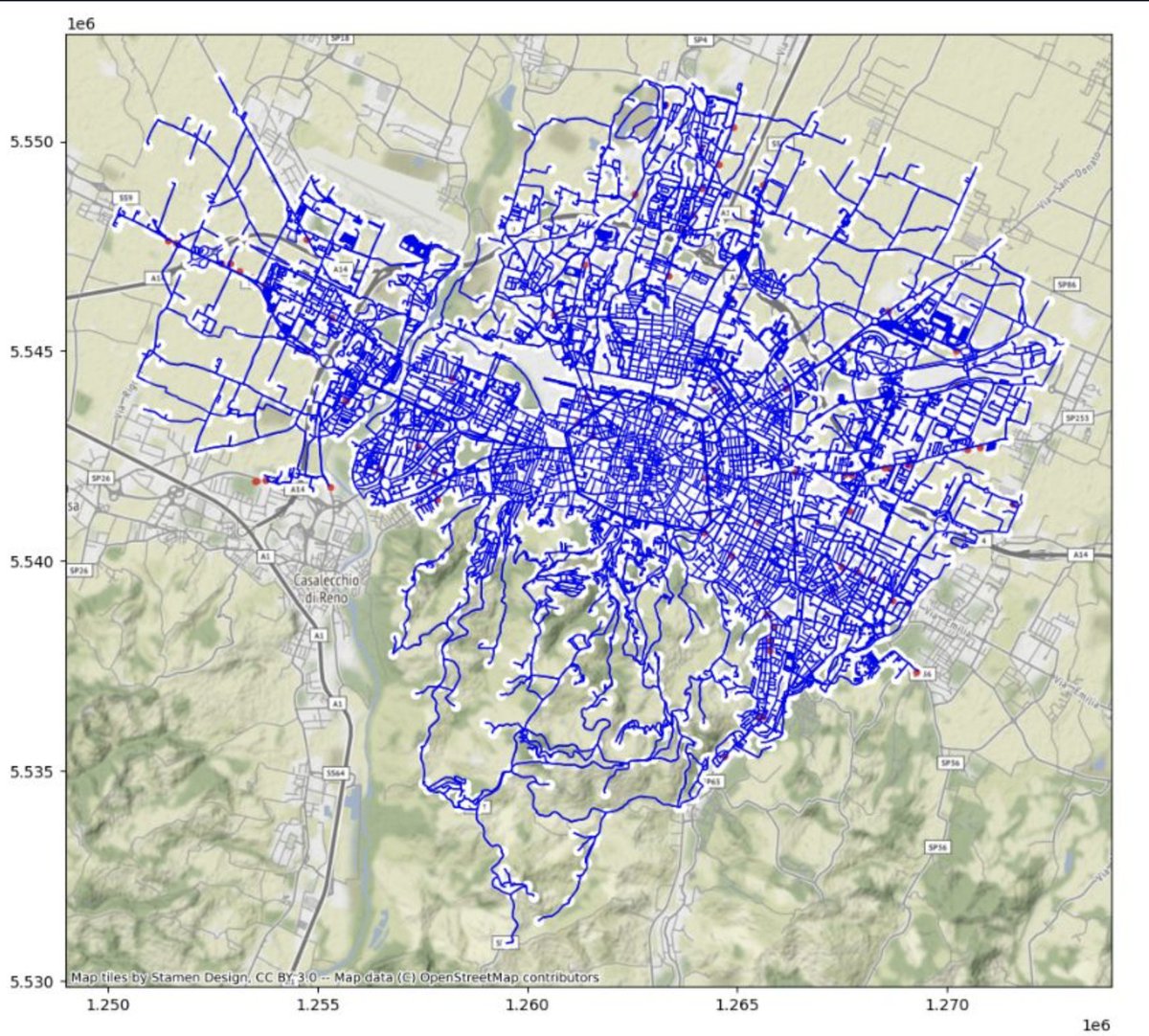 alindnbrg's tweet image. OSMnx: download any city’s streets, buildings, or bike lanes from OSM → clean, routable NetworkX graph in 1 line. Ready for GeoPandas, PyG, or DGL. The backbone of urban data science.