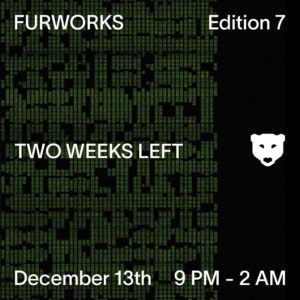 🚨 FURWORKS IS TWO WEEKS AWAY🚨
Come rave with us on December 13th, 2025. Join us for the 7th edition of Denver’s kinkiest and furriest underground rave! 🌈🐾

🔥 21+ BYOB 🍹
🎫 Tickets $30
Prices increase December 6th

RSVP REQUIRED: furworks.club/register