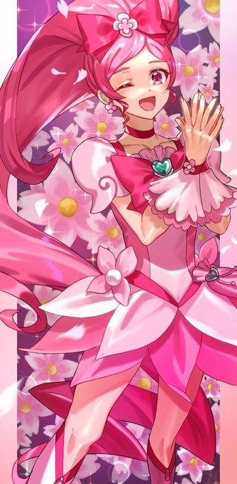 ハートキャッチプリキュア 限定 等身大タペストリー 花咲つぼみ キュアブロッサム グッズ-タペストリー】ハートキャッチプリキュア！ A1半裁タペストリー