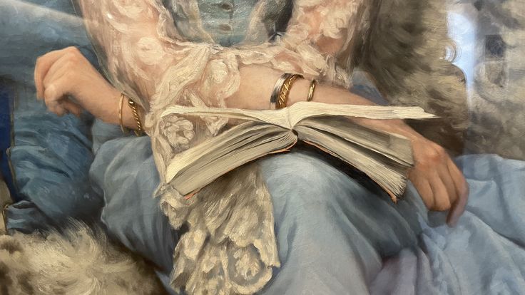 mycelticmoon's tweet image. Women reading in art.