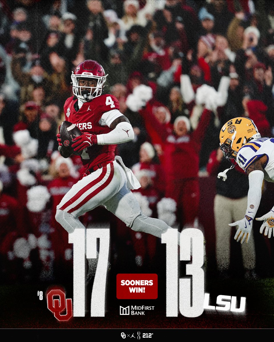 OU_Football's tweet image. JUST WIN BABY‼️