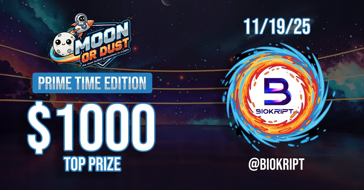 <a href="/RoundtableSpace/">0xMarioNawfal</a> <a href="/biokript/">Biokript</a> <a href="/biokript/">Biokript</a> came on our game show <a href="/Moon_or_Dust42/">Moon-or-Dust Game Show</a> and walked away with 750$ in SOL!