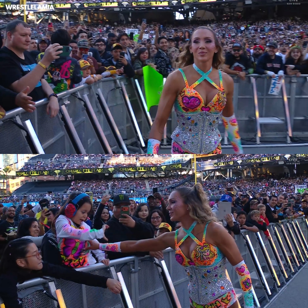 Charlotte's gear is inspired by Scarlett, a young fan suffering from a Brain Tumor 😢❤️

#SurvivorSeries