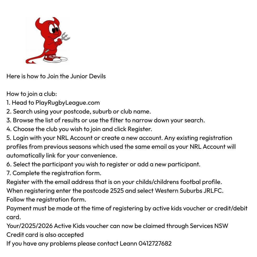 westsdevils's tweet image. How to register.