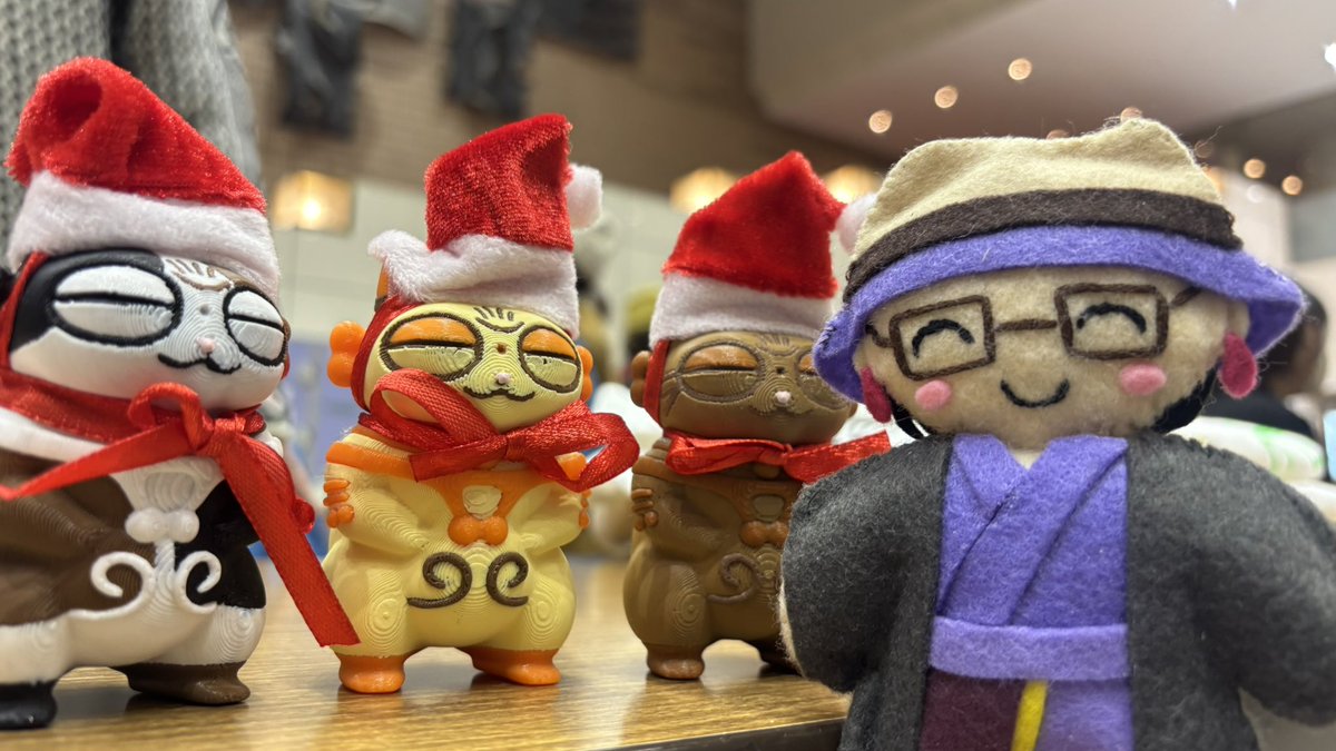 昨日の #ドニフェス でのぬいどころさんお散歩 縄文猫様(@tabun2022