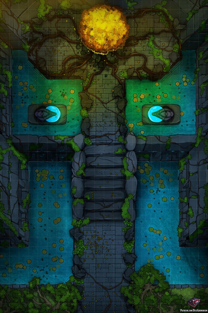 Sacred Tree Battle Map 22x33

#dnd #pathfinder #ttrpg