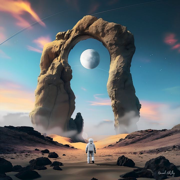 __neural__'s tweet image. Art of the Day! &quot;Celestial Gateway&quot;. Buy at: ArtPal.com/neural-artistr…