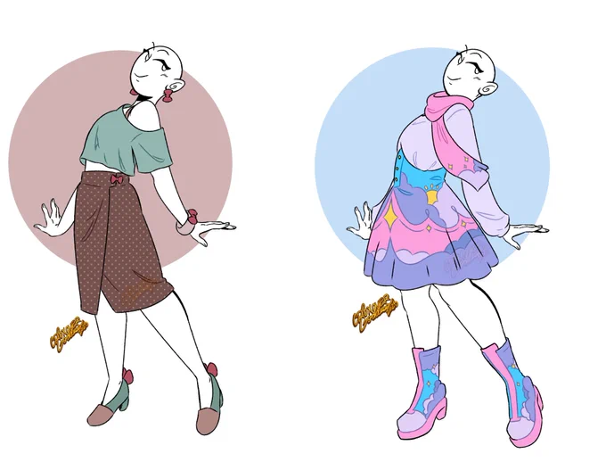 Draw your OCs in these