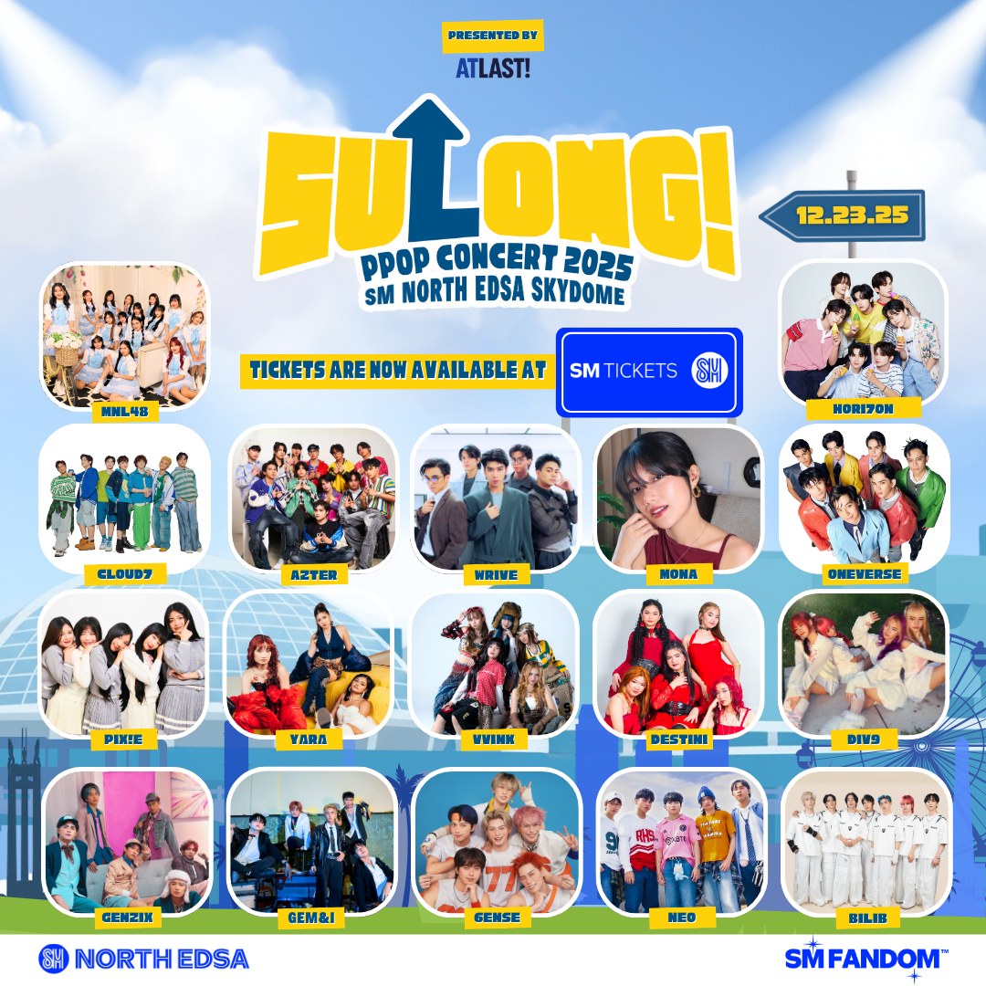 dday_ph's tweet photo. Ready for the PPop year-end celebration?

SULONG! PPOP CONCERT 2025
🗓️ December 23, 2025
📍 Skydome, SM North EDSA
🎟️ SM Tickets
https://t.co/nnf8a0Mlw3

Presented by @atlastph

#PPOPrise #PpopConcert #PPOP #atlastmedia #MNL48 #Hori7on #Azter #WRIVE #OneVerse #Pixie #VVINK #Neo https://t.co/ez3KBXKqlz