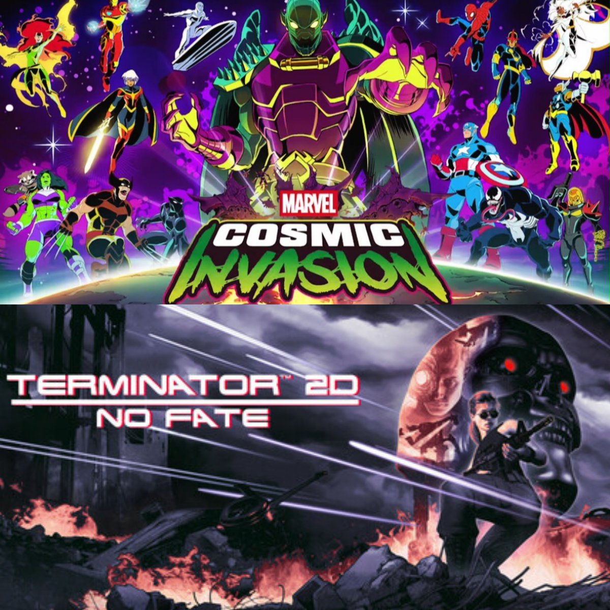 MorrisAlmighty2's tweet image. Games I&apos;ll be playing next month 

#MarvelCosmicInvasion
#Terminator2DNoFate