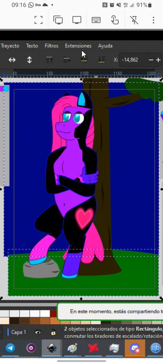 zncoArt's tweet image. Wip comm (wanted to share really badly and it&apos;s gonna take some time to be finished)