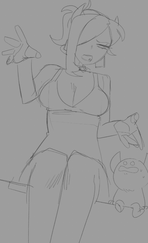 gingrjoke2's tweet image. artblocky Liz
BUT I should probably be resting for the weekend anyways probably maybe...