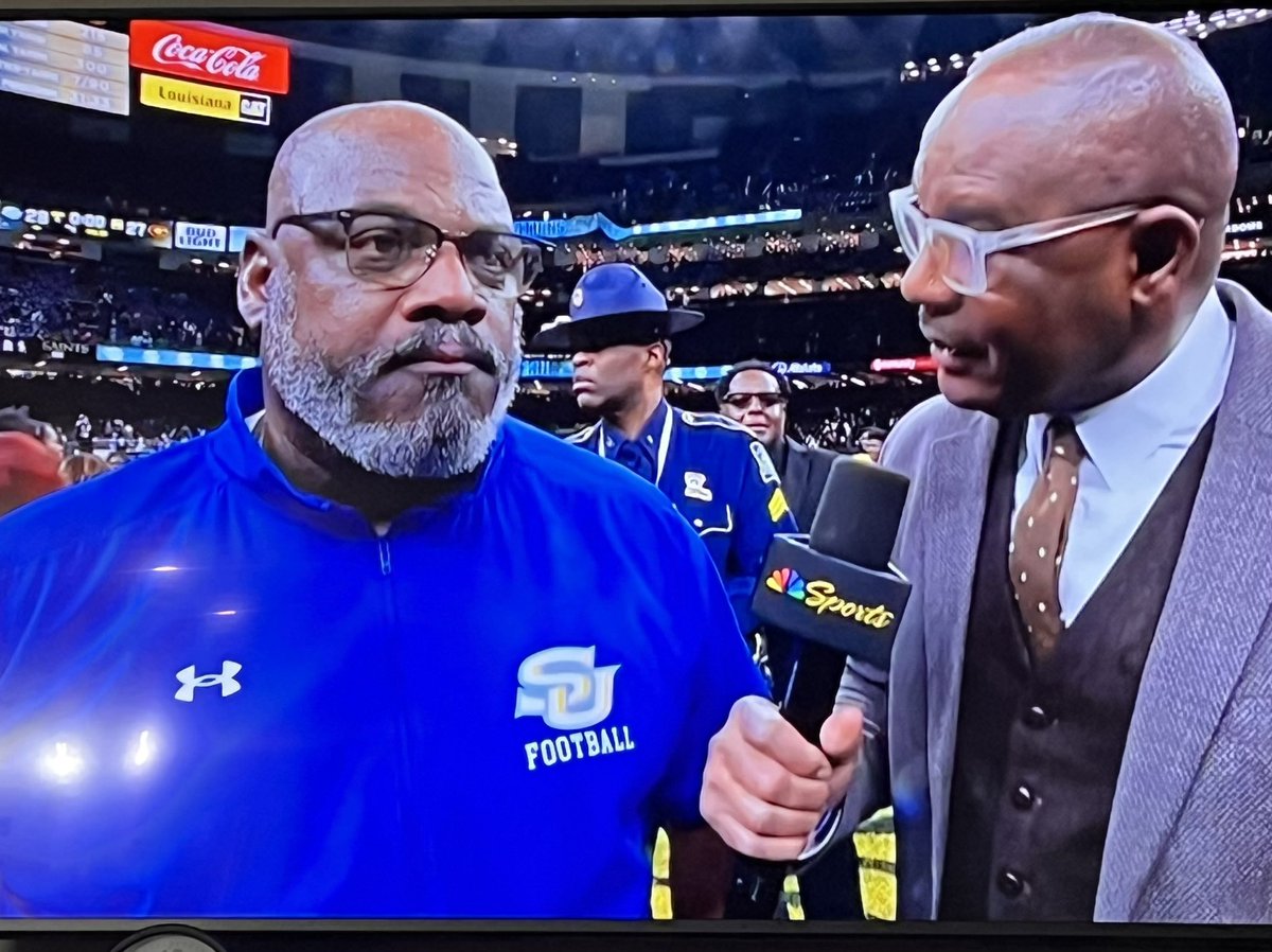 There’s no question about where I stand! Congrats Coach Mac and the SU Jags!!#BayouClassic2025