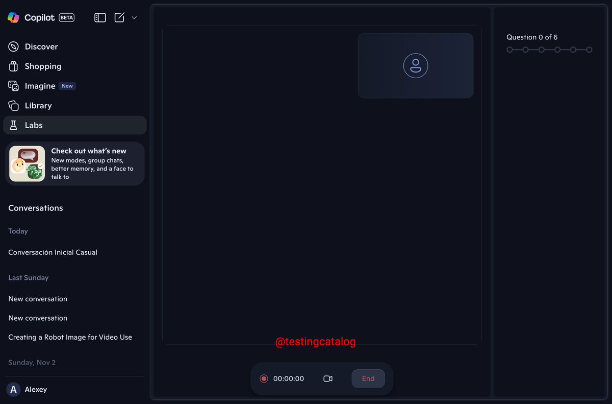 Copilot Career Coach UI