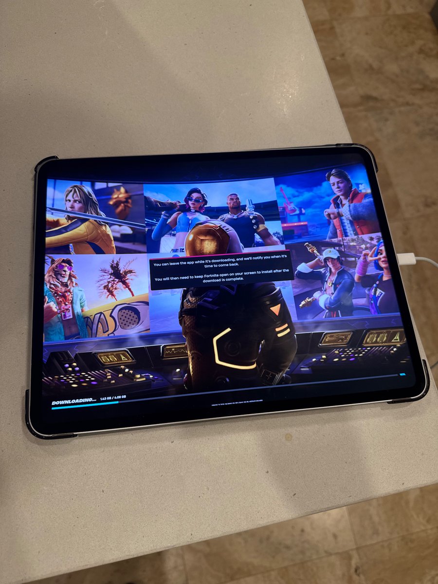 So excited to play <a href="/Fortnite/">Fortnite</a> Chapter 7 on mobile soon!