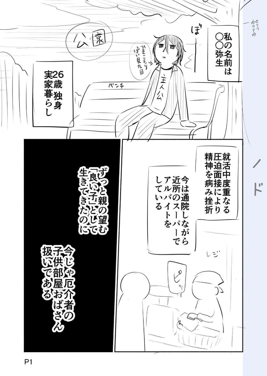 【ネーム】毒親育ちがグレる話(1/3) 