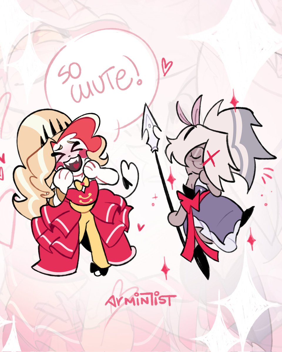 chaggi!!! ♡⁠♡⁠♡⁠ made a lot of sketches 

#HazbinHotel #HazbinHotelFanart #Chaggie #CharlieMorningstar #Vaggie