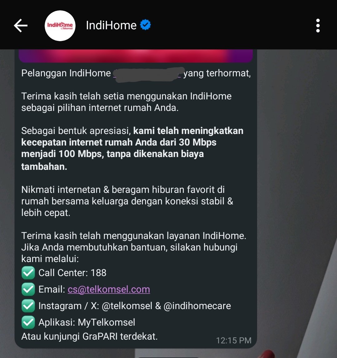 Nsaa_95's tweet photo. Hallo @IndiHomeCare @IndiHome 

Sudah beberapa hari ini, internet di rumah saya lemot bgt bgt bgt 😭
Padahal kecepatannya udah ditingkatin jadi 100 Mbps dan ini yg make saya doank, tp lemot bgt 😭
Tolong perbaikin donk~ https://t.co/b1DjCjJrYy