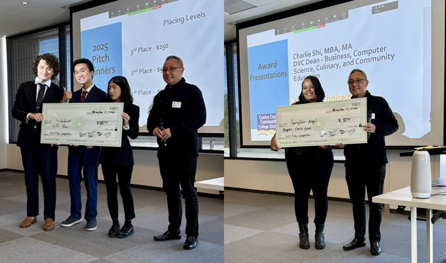 cocoherald's tweet image. Future Founders: Community college students win cash prizes at entrepreneurship showcase 
DVC teams win all four prizes in The 4CD Business Pitch Competition
contracostaherald.com/future-founder…
#4CD #CCC #DVC #LMC #PitchCompetition #Entrepreneurship #StudentInnovation