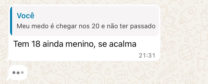 Eu quando sofro por antecipação