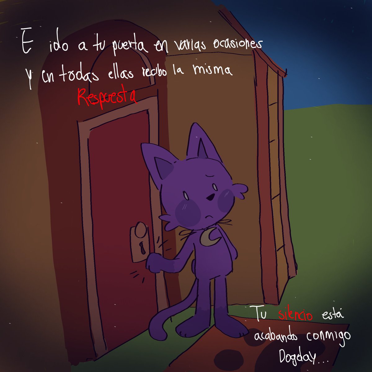 "Luz que ilumina mi luna"
Parte #2
Mini comic...

#SmilingCritters #poppyplaytime 
#Catnap