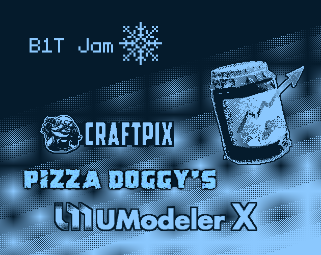 MacrowDev's tweet image. 1 day until the start of B1T Jam 3: itch.io/jam/b1t-jam-3 ... special thanks to all our sponsors for offering prizes 😊
(B1T Jam is a 1-bit themed game development jam) #B1TJam #gamedev #gamejam
