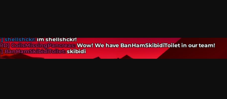 ban would totally be a skibidi toilet fan -🐟
