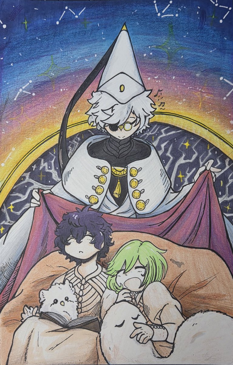 Lil nighty nights

#とんがり帽子のアトリ絵
#MyWitchHatAtelierArt
#Δ帽子