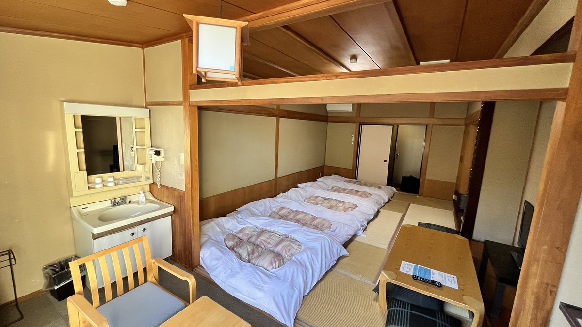 温泉旅館で癒されてました♨️