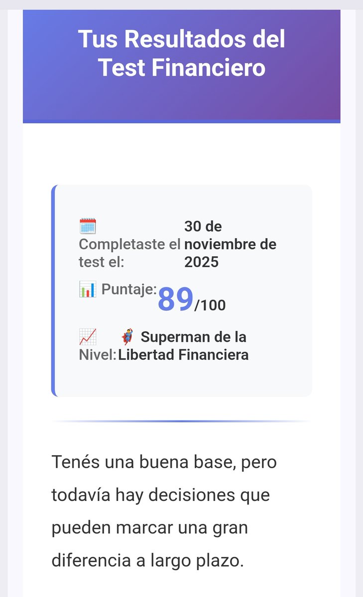 EstebanSione's tweet photo. @LeoPiccioli 89/100 buen test! falle en dos preguntas.. sobre Robots y publicidad https://t.co/UxHmuIUL7Q