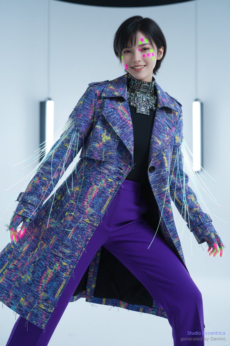 グリッチ模様。 #しおりゅん

(衣装プロンプトはALTにあります。ご自由にどうぞ)