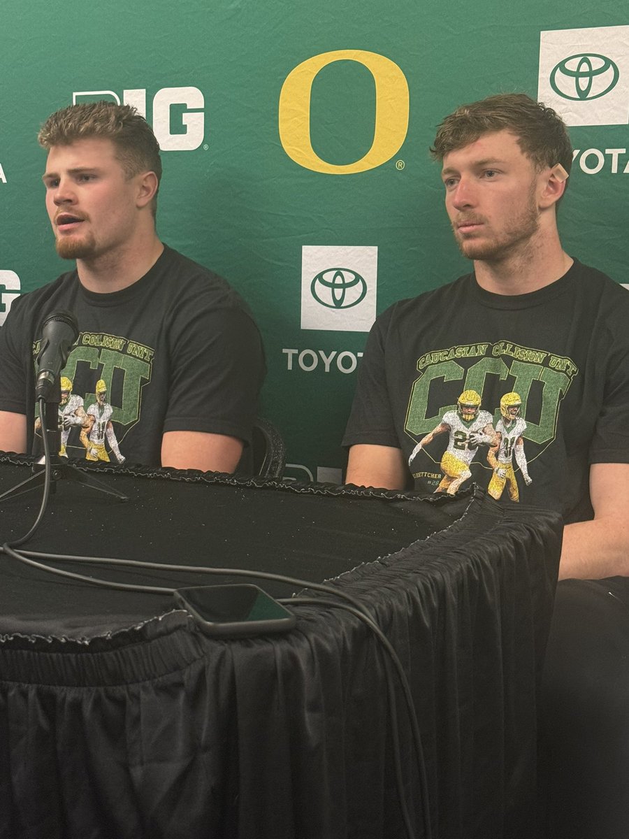 I’m absolutely deceased 😂😂

Bryce Boettcher and Dillon Thieneman wearing “CCU” shirts.

Stands for “Caucasian Collision Unit” 😂😂😂😂