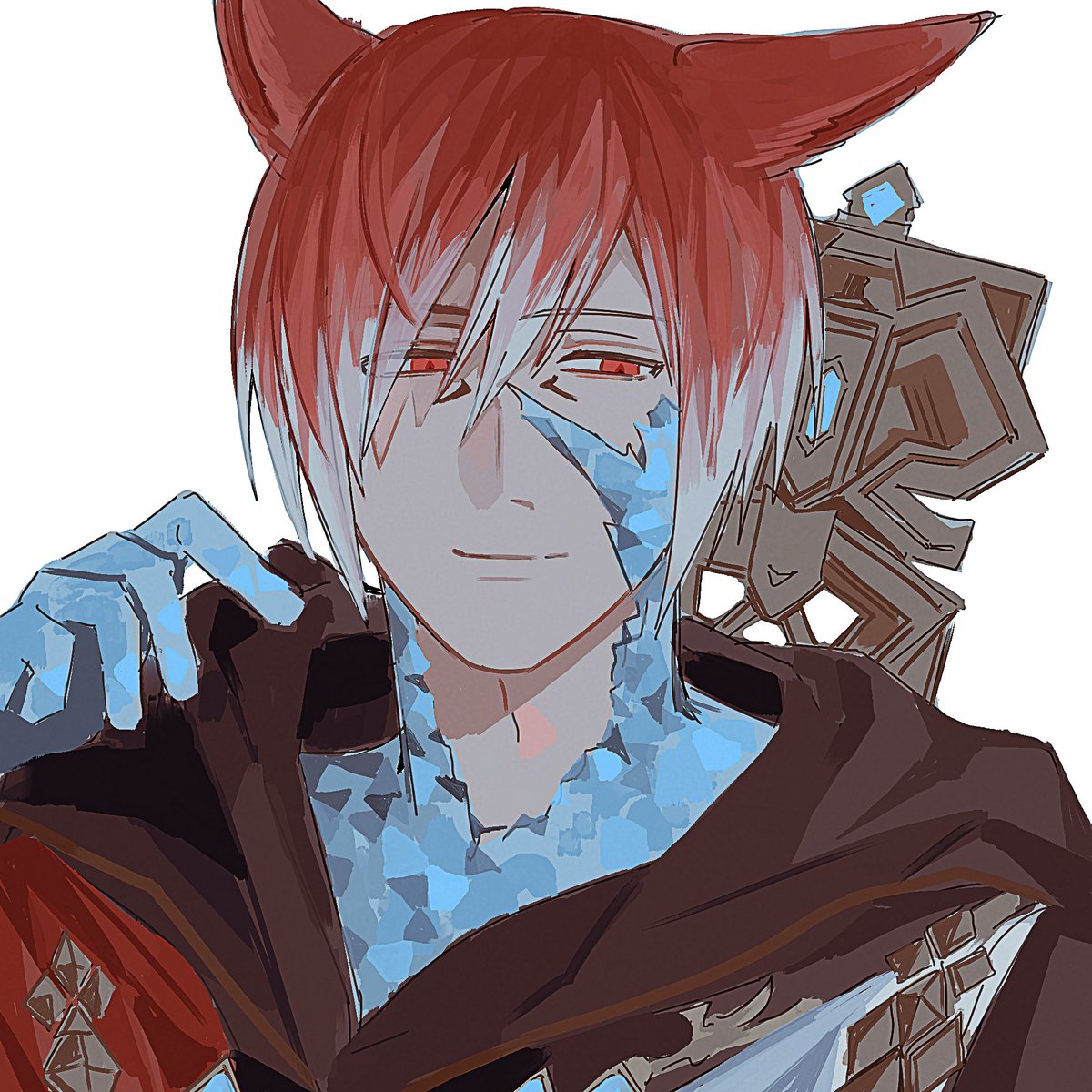 vermyholy's tweet image. Doodle..s...friend edition..^__^((coughs up blood))  #ff14 #ffxivart