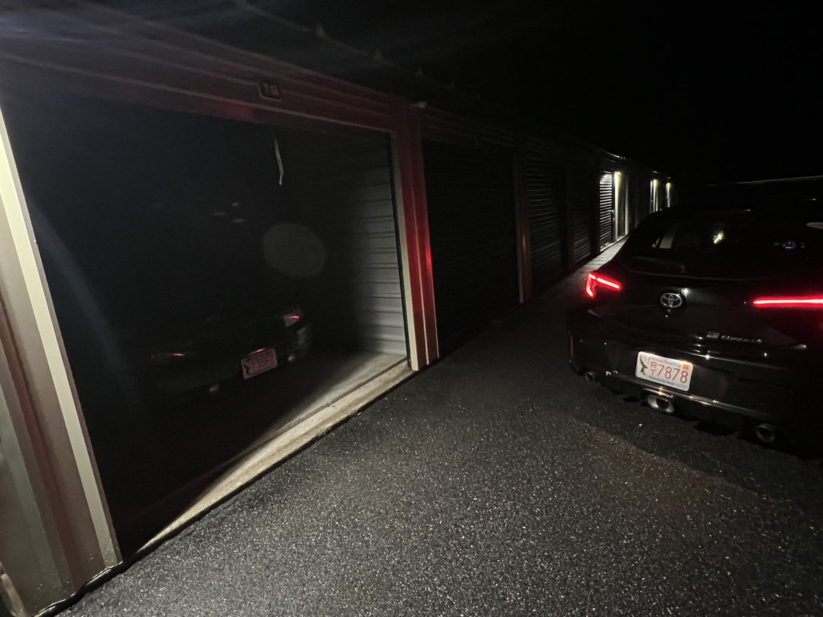 _dandera's tweet image. Visit the storage unit to grab my winter tires, the Camry will stay inside until spring now