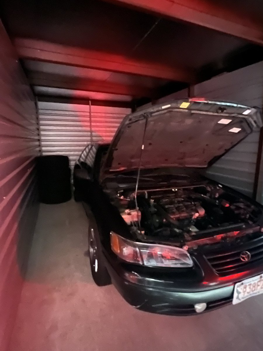 _dandera's tweet image. Visit the storage unit to grab my winter tires, the Camry will stay inside until spring now