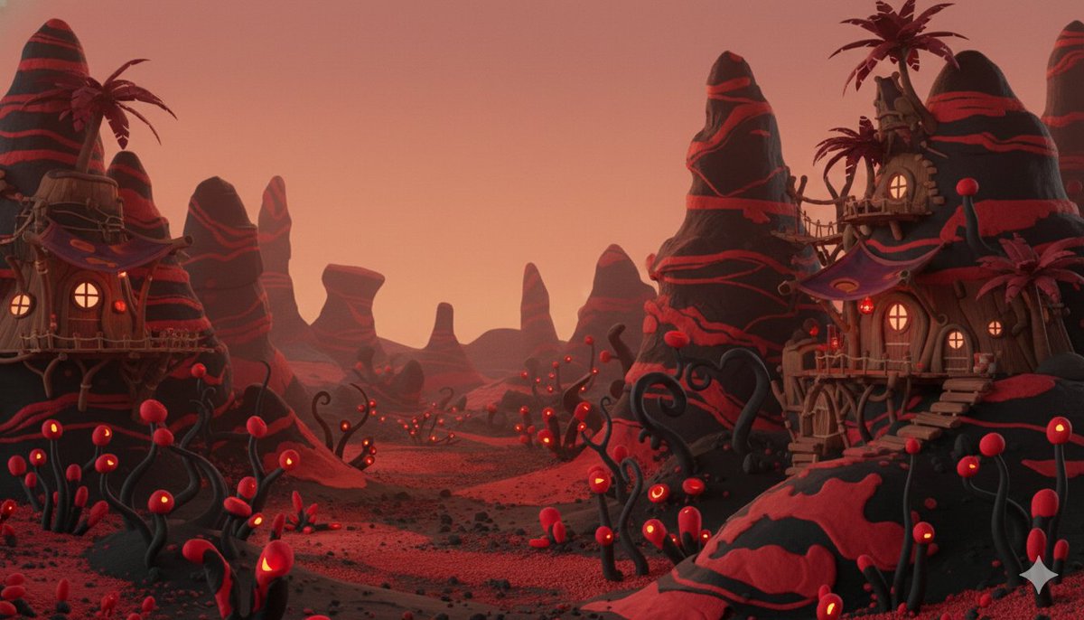 Last late night fanart biome,
Inspired by <a href="/The_CrimsonClan/">The Crimson Clan🩸</a> 🩸

Gn Claynotopia &amp; <a href="/Claynosaurz/">Claynosaurz</a> fam 🎨 

Rawr 🦖🌋