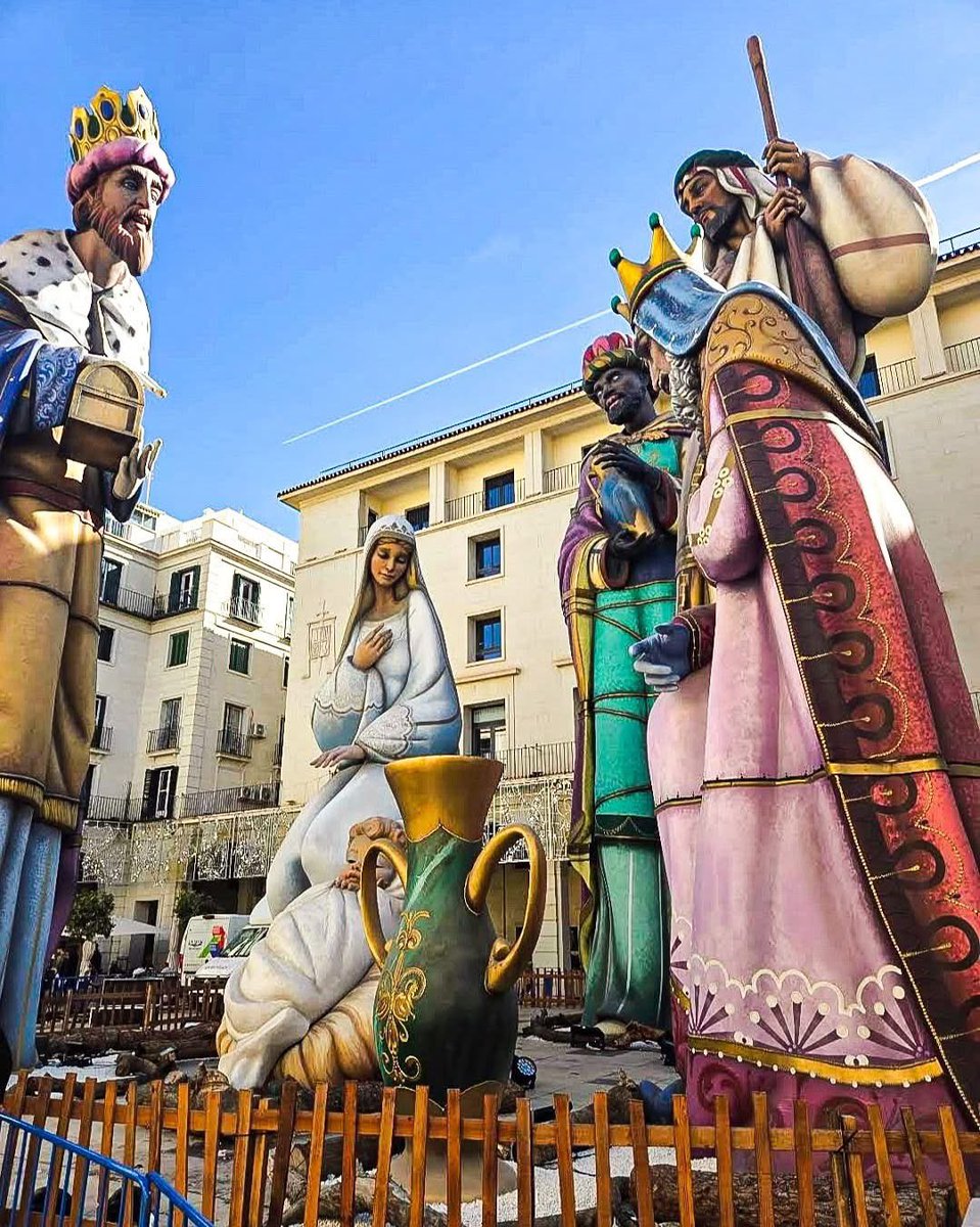 Alicante, Spain, launched the Christmas season by unveiling the Giant Nativity Scene, a popular attraction in the Guinness Book of Records since 2020.