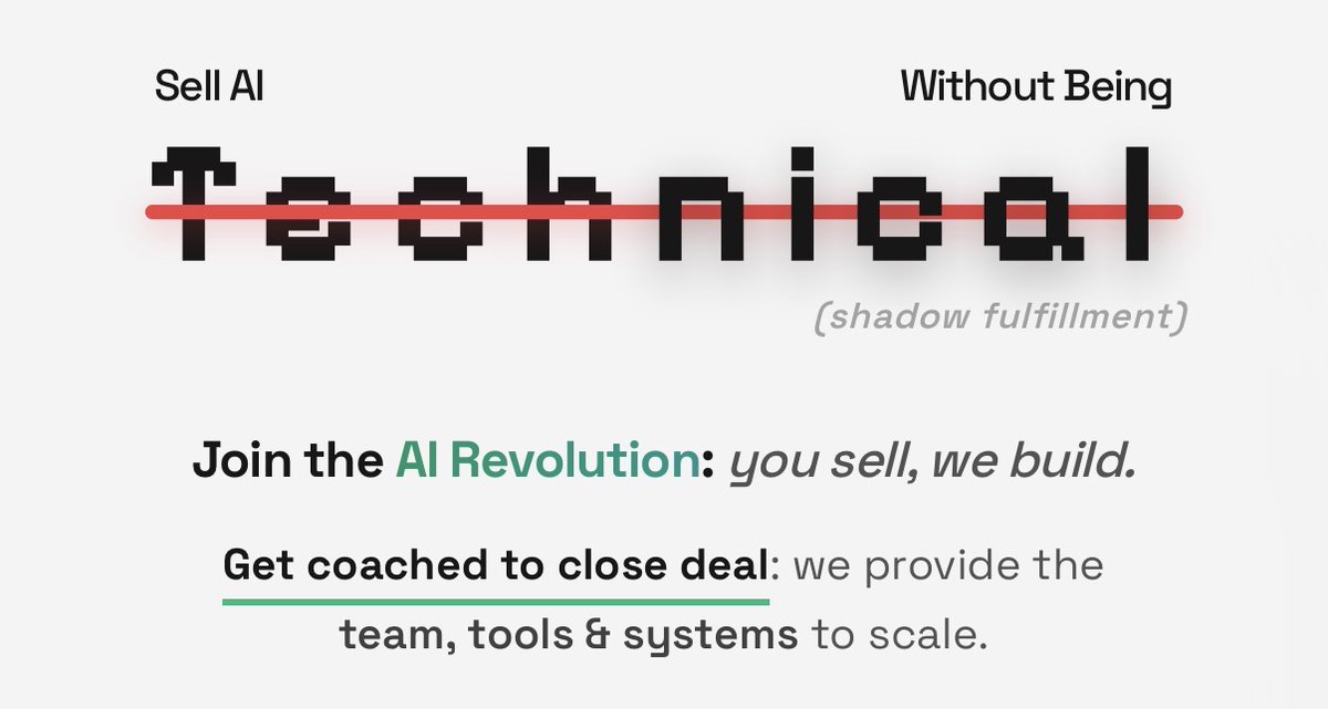 damianbplayer's tweet image. ready to scale an AI agency without doing the technical work?

get our dev team, proven sales process, and tools to grow:

apply.agentintegrator.io
