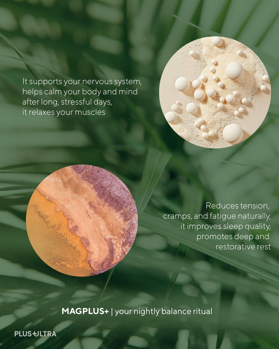 PlusPlusUltra_'s tweet image. Magnesium matters.
 MAGPLUS+ supports calm, relaxation, and deeper nightly recovery.
#sleephealth #stressrelief #healthoptimization #naturalsupplements