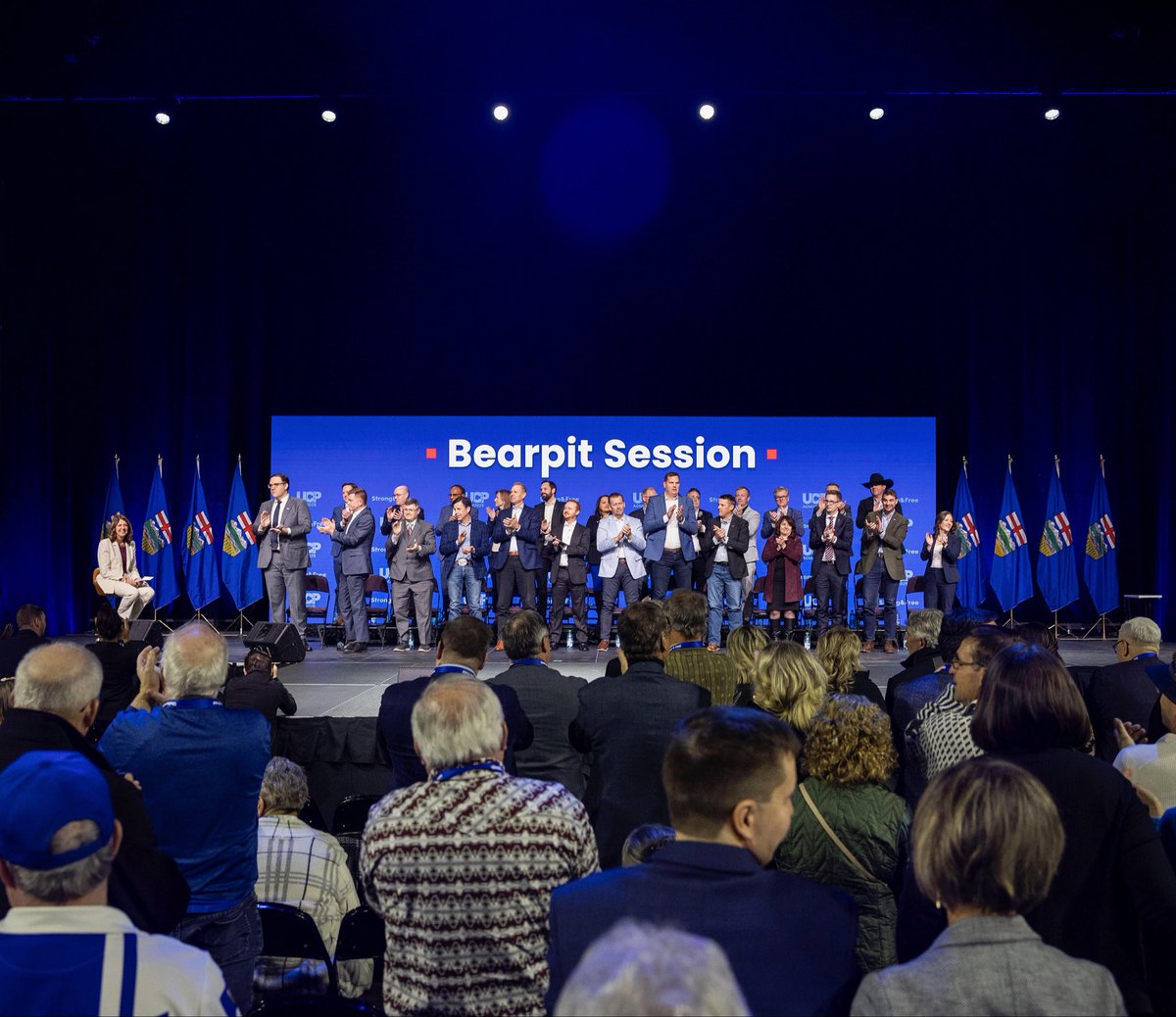 rebeccakschulz's tweet image. 4,000+ Albertans from across our great province came together for the 2025 United Conservative Party AGM in Edmonton this weekend. 

It was great to catch up with members and friends from all over Alberta, and join Premier @ABDanielleSmith on stage for the Ministerial Bearpit
