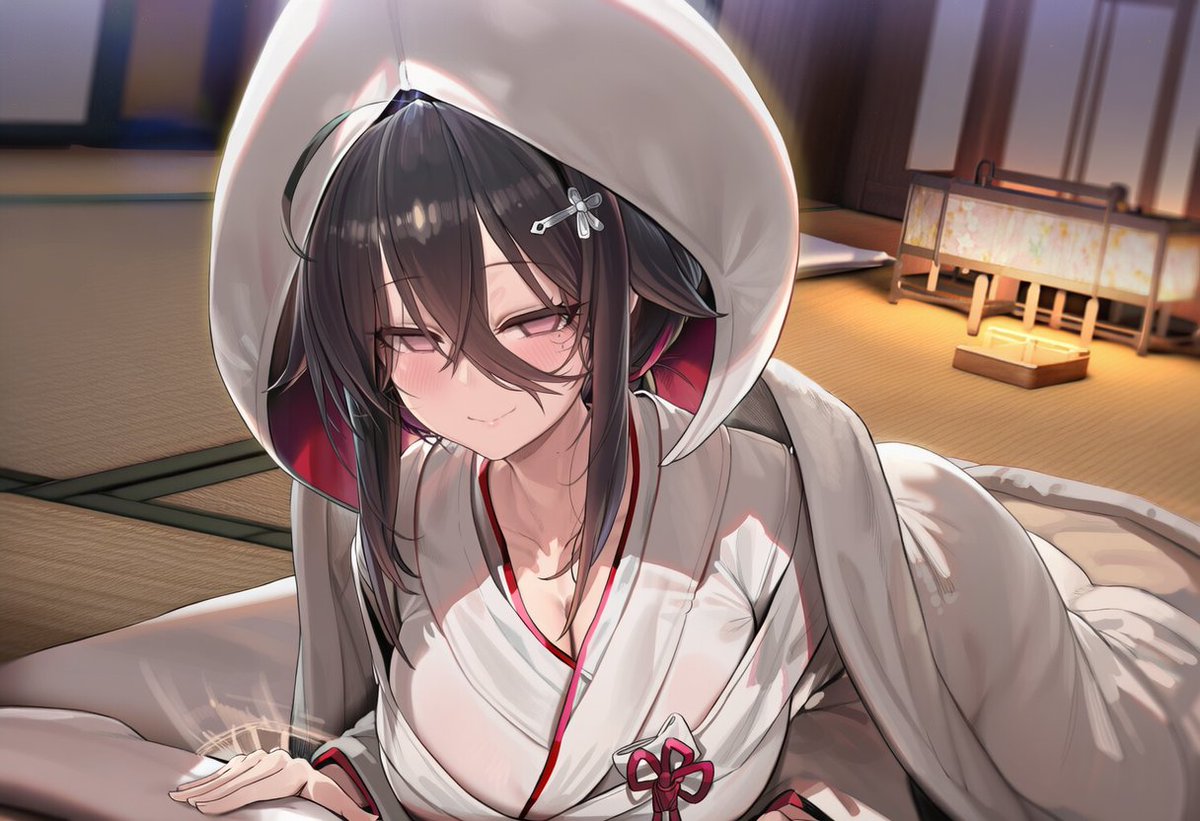 いぇ～い✌️勝手に借りたでござるね。
💤さん(@kashiwagi_RA)の澪夜ちゃんでござる、可愛いでござるね🥰
拙者他所の娘に勝手に花嫁衣裳着せる侍。 