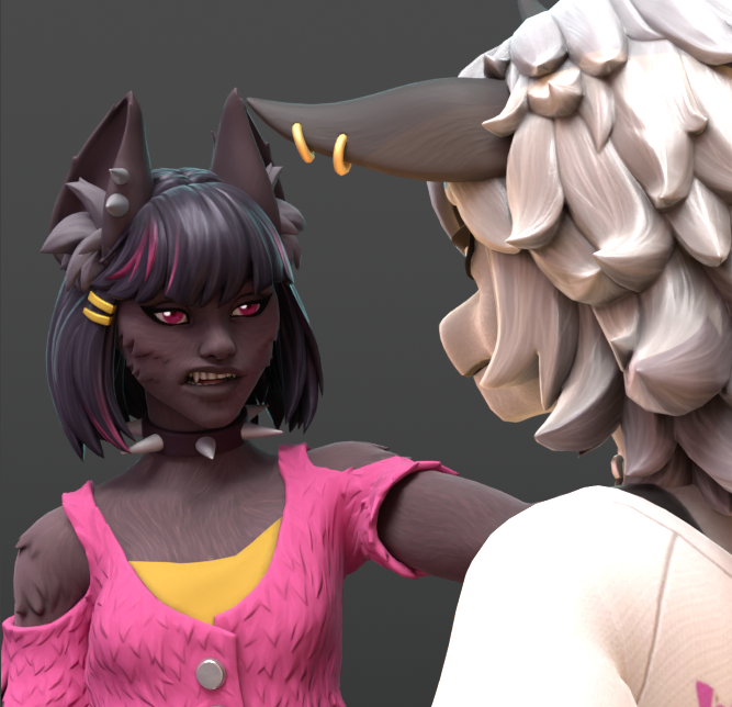 the Lupa x Wolfie yuri in question: